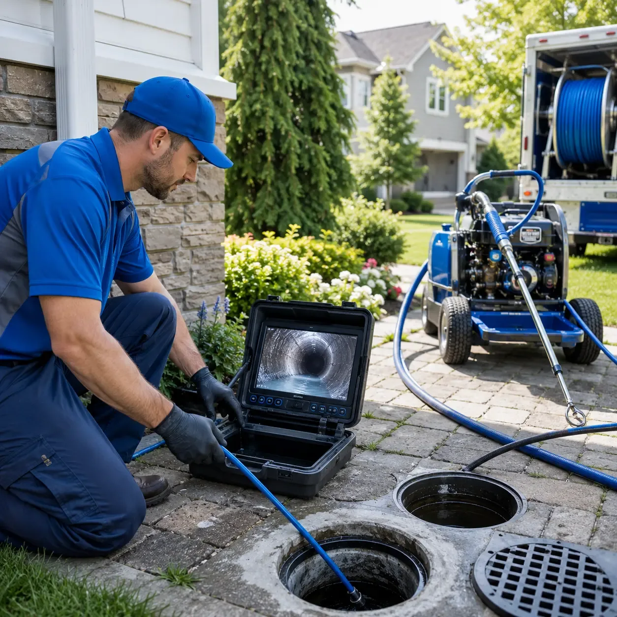 Outdoor drain cleaning professionals serving Bowling Green, IN